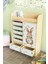Pretty Rabit Design "melova" 5 Sepetli 2 Çekmeceli Çok Amaçlı Oyuncak Dolabı 4