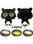 Kedi Göz Sis Farı Çift Renk Sarı-Beyaz Araç Motosiklet Off Road LED Lamba Metal Çalışma Lambası 1