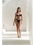 Laili Kontrast Şerit Detaylı Siyah Bikini Üstü 2