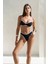Laili Kontrast Şerit Detaylı Siyah Bikini Üstü 7