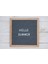 Letter Board-Harfli Ahşap Yazı Panosu Gri-Meşe Ağacı (340 Harfli, Ahşap Ayaklı) 2