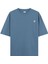 Favicon - Oversize T-Shirt Antrasit Mavi 1