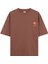 Autumun - Oversize T-Shirt Kahverengi 1