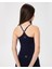 Kadın Lacivert Indigo Sütyenli Yoga Atlet - GOTS Organik Pamuk, İç Sütyenli, Ayarlanabilir Askılı, Yüzücü Sırtlı, Çıkarılabilir Pedli Spor Atlet 2