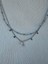 Çift Zincirli Mavi Boncuklu Taşlı Kolye 5