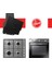 & Candy Durmira Ankastre Set (HDG6C2GBTK + CHW6LX + HON602X-TN) 1
