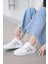 Kadın Beyaz Günlük Sneaker 4