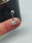 Cerrahi Çelik Mod 7733 Zirkon Çelik Göbek Piercing 1