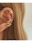 Yılan Pirinç Altın Orbital Piercing 1