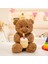 40CM Sevimli Doğum Günü Pastası Ayı Peluş Bebek Bebek Yastık Hediye (Yurt Dışından) 1