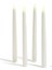 Mum Led Işıklı Şamdan mumu 28cm ekru-2li 2