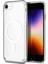Apple iPhone 8 Kılıf Magsafe Wireless Kablosuz Şarj Destekli Sert Şeffaf Darbe Emici Kapak 1
