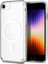 Apple iPhone 8 Kılıf Magsafe Wireless Kablosuz Şarj Destekli Sert Şeffaf Darbe Emici Kapak 2