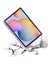 Samsung Galaxy Tab S7 Plus SM-T970 12.4" Kılıf Uyku Modlu Kalem Bölmeli Arkası Yumuşak Silikon Smart Standlı Kapaklı Tri Folding Tablet Kılıfı Koyu Yeşil 6