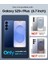 Samsung Galaxy S24 Plus / S25 Plus Kılıf Kamera Korumalı Dalga Kenarlı Kırmızı Kalp Desenli Silikon Kapak 5