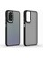 Xiaomi Redmi Note 8 Pro Kılıf Metal Çerçeve Hassas Butonlu Renkli Buzlu Şeffaf Transparan Kapak 6