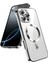 Apple iPhone 16 Pro Kılıf Kamera Lens Korumalı Magsafe Şarj Kilifi Şeffaf Renkli Yumuşak Kapak 5