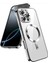 Apple iPhone 16 Pro Max Kılıf Kamera Lens Korumalı Magsafe Şarj Kilifi Şeffaf Renkli Yumuşak Kapak 2