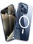 Apple iPhone 15 Pro Max Kılıf Magsafe Wireless Kablosuz Şarj Destekli Sert Şeffaf Darbe Emici Kapak 7