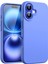 Apple iPhone 16 Kılıf Kadife Lansman Soft Yumuşak Liquid Silikon Kamera Korumalı Kapak 1