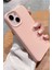 iPhone 13 - 14 - 15 Kılıf İçi Kadife Lansman Renkli Yumuşak Silikon Kapak 1