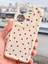 Xiaomi Redmi Note 13 4g Kılıf Kamera Korumalı Dalga Kenarlı Kırmızı Kalp Desenli Silikon Kapak 6