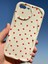Apple iPhone 7 / 8 Plus Uyumlu Kılıf Kamera Korumalı Dalga Kenarlı Kırmızı Kalp Desenli Silikon Kapak 6