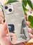 Apple iPhone 13 - 14 Uyumlu Kılıf Aynalı Bow Girl Fiyonk Desenli Darbe Emici Silikon Kapak 3
