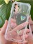 Samsung Galaxy A32 Kılıf 3D Kalpli Inci Tasarımlı Desenli Kamera Korumalı Şeffaf Silikon Kapak 2