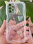Samsung Galaxy A32 Kılıf 3D Kalpli Inci Tasarımlı Desenli Kamera Korumalı Şeffaf Silikon Kapak 3