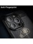 Apple iPhone 16 Pro Kılıf Kamera Çıkıntılı Deri Görünümlü Dikiş Desenli Koruyucu Kapak Kilif 6