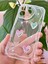 Apple iPhone 13 Pro Kılıf 3D Kalpli Inci Tasarımlı Desenli Kamera Korumalı Şeffaf Silikon Kapak 7
