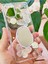 Samsung Galaxy A21S Kılıf 3D Kelebek Gül Desenli Aynalı Simli Şeffaf Tasarımlı Silikon Kapak 4