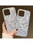 Apple iPhone 16 Pro Max Kılıf Parlak Hologramlı Kelebek Desenli Darbe Emici Kamera Korumalı Silikon 7