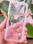 Redmi Note 10 - 10S Kılıf 3D Kalpli Inci Tasarımlı Desenli Kamera Korumalı Şeffaf Silikon Kapak 5