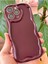 Apple iPhone 14 Pro Max Uyumlu Kılıf Kamera Korumalı Dalga Kenarlı Darbe Emici Bordo Silikon Kapak 3