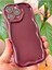 Apple iPhone 14 Pro Max Uyumlu Kılıf Kamera Korumalı Dalga Kenarlı Darbe Emici Bordo Silikon Kapak 7