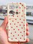 Poco M6 Pro 4g Kılıf Kamera Korumalı Dalga Kenarlı Kırmızı Kalp Desenli Silikon Kapak 7