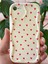 Apple iPhone 7/8/se 2020 2022 Kılıf Kamera Korumalı Dalga Kenarlı Kırmızı Kalp Desenli Silikon Kapak 3