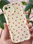 Apple iPhone 7/8/se 2020 2022 Kılıf Kamera Korumalı Dalga Kenarlı Kırmızı Kalp Desenli Silikon Kapak 4