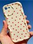 Apple iPhone 7/8/se 2020 2022 Kılıf Kamera Korumalı Dalga Kenarlı Kırmızı Kalp Desenli Silikon Kapak 7