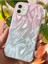 Apple iPhone 12 Kılıf Parlak Fiyonk Desenli Darbe Emici Kamera Çıkıntılı Renkli Silikon Kapak 6