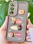 Samsung Galaxy A35 Uyumlu Kılıf Tasarımlı Desenli Kamera Korumalı Ayıcık Kahve Renkli Yumuşak Silikon Kapak 6