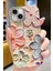 Apple iPhone 11 Kılıf Renk Değiştiren Taşlı Kamera Lens Korumalı Pembe Çiçek Desenli Darbe Emici Kapak 1