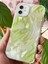 Apple iPhone 11 Uyumlu Kılıf Parlak Hologramlı Yeşil Kelebek Desenli Darbe Emici Kamera Korumalı Silikon 6