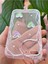 Apple iPhone 7 / 8 Plus Kılıf 3D Kalpli Inci Tasarımlı Desenli Kamera Korumalı Şeffaf Silikon Kapak 8