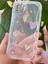 Apple iPhone X/xs Kılıf 3D Kalpli Inci Tasarımlı Desenli Kamera Korumalı Şeffaf Silikon Kapak 2