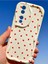 Honor 90 Kılıf Kamera Korumalı Dalga Kenarlı Kırmızı Kalp Desenli Silikon Kapak 6