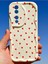 Honor 90 Kılıf Kamera Korumalı Dalga Kenarlı Kırmızı Kalp Desenli Silikon Kapak 7