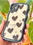 Apple iPhone 12 Kılıf Aynalı Kalp Desenli Yumuşak Kenarlı Kamera Korumalı Silikon Kapak 4